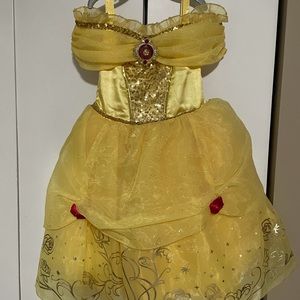 EUC Belle gown with matching shoes